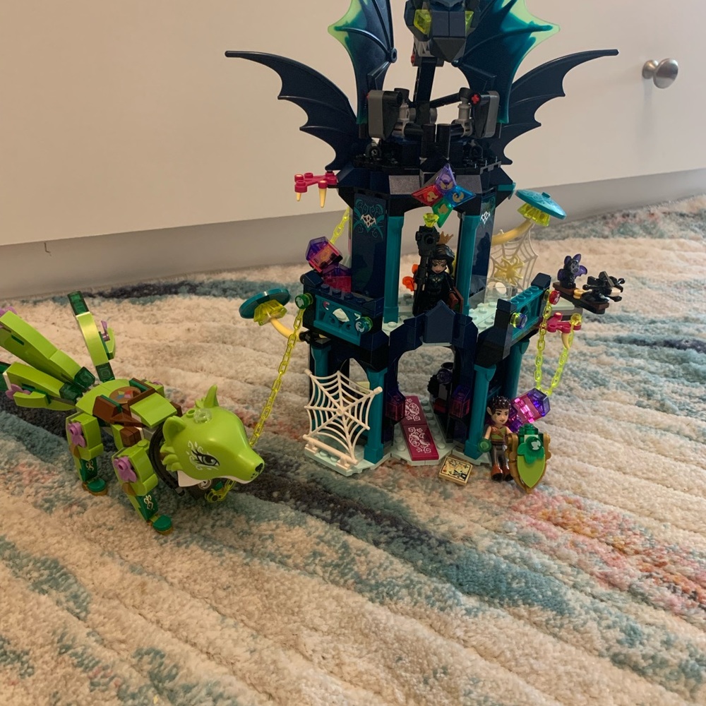 lego elves “Noctura’s tower and the earth fox rescue”
